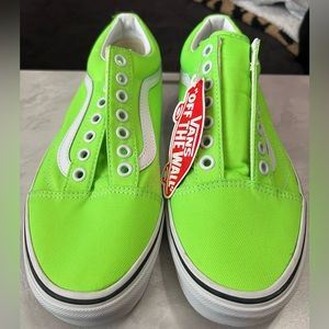 BRAND NEW Size 8 Neon Green Vans